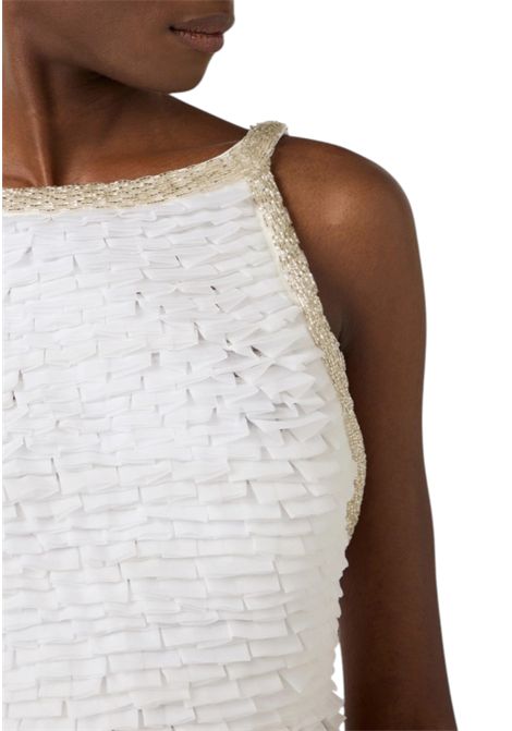 Abito Red Carpet in tessuti di raso e tulle ELISABETTA FRANCHI | Abiti | ABR1762E2EZ4